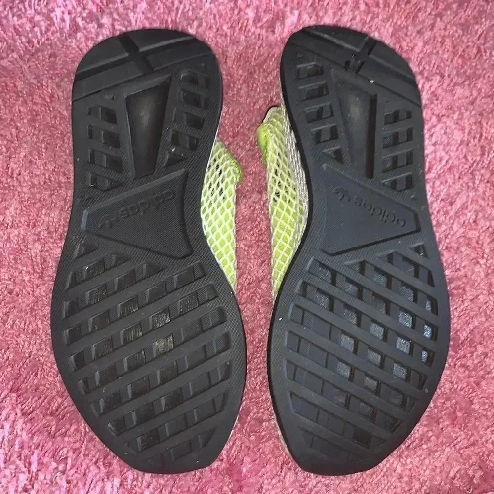 Adidas Deereupt Sneakers  Neon Lime Green Size 6.5